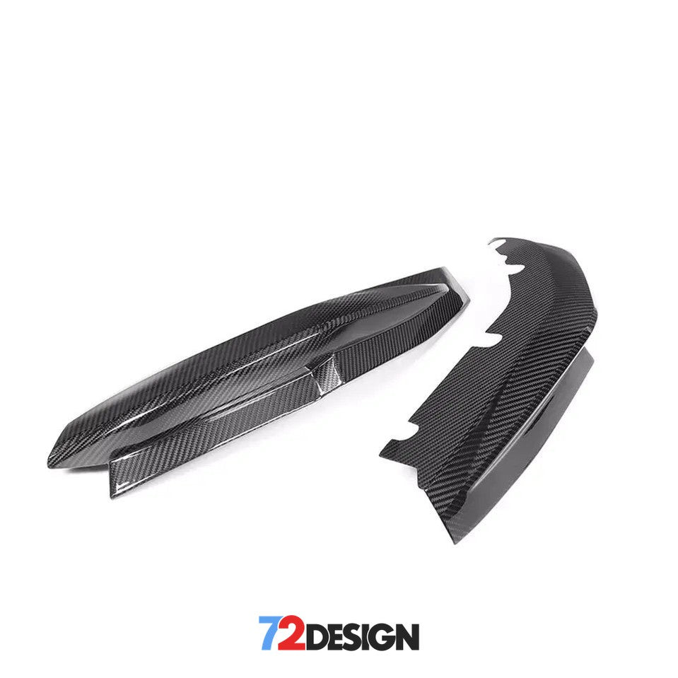 72Design BMW M4 (G82) Gloss Carbon Fibre (Pre-Preg) OEM Style Rear Side Spats - Nineteen72 Performance