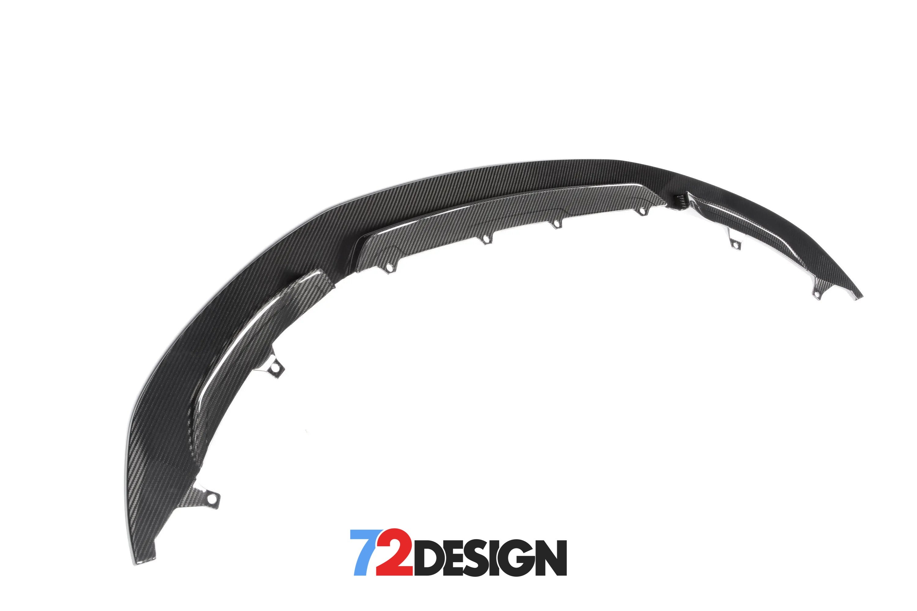 72Design BMW M3/M4 (F80/F82) Gloss Carbon Fibre (Pre-Preg) GT Style Front Splitter - Nineteen72 Performance