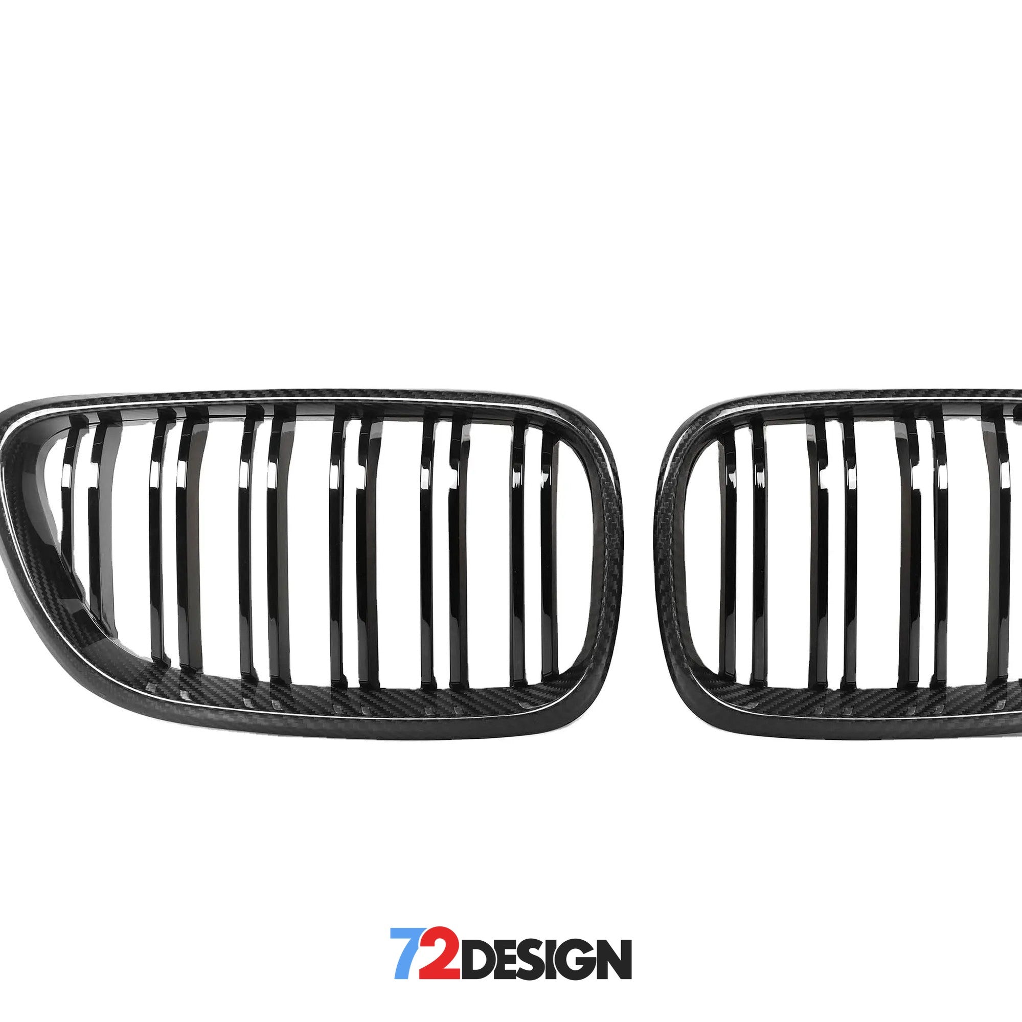 72Design - BMW M2 Carbon Fibre Double Slat Grills (F87) - Nineteen72 Performance