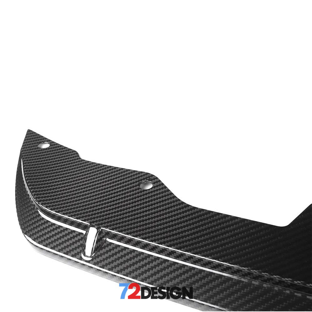 72Design BMW M5 (F90) Gloss Carbon Fibre (Pre-Preg) Performance Style Front Splitter - Nineteen72 Performance