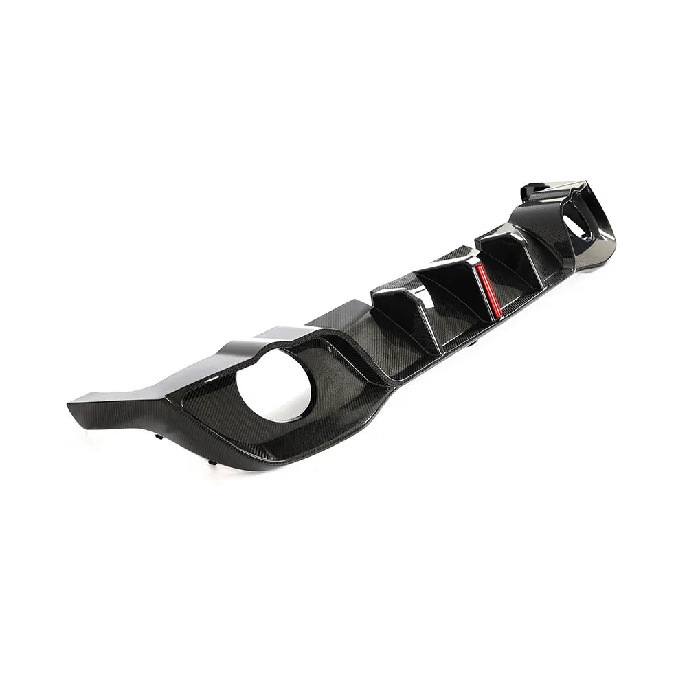 72Design VW Golf MK8 GTI Gloss Carbon Fibre (Pre-Preg) Performance Style Diffuser - Nineteen72 Performance