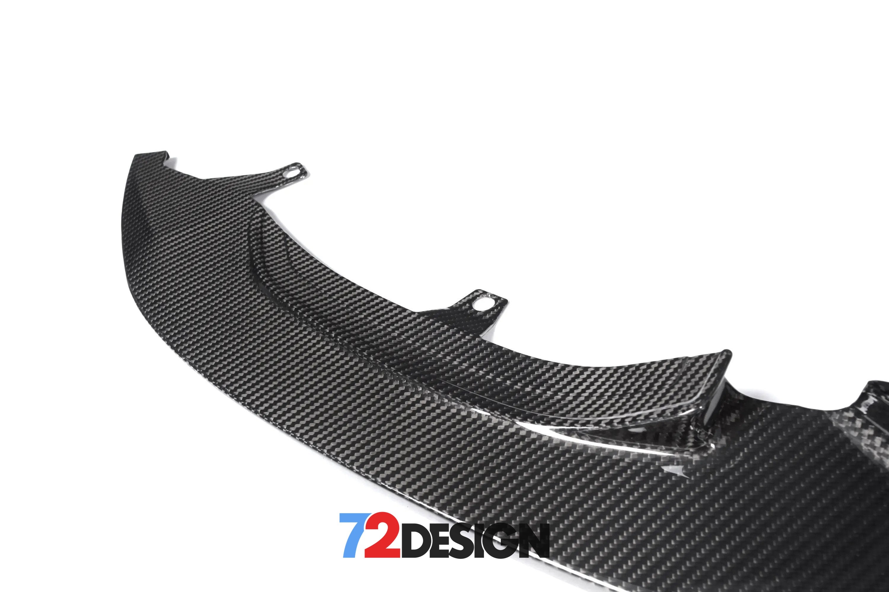 72Design BMW M3/M4 (F80/F82) Gloss Carbon Fibre (Pre-Preg) GT Style Front Splitter - Nineteen72 Performance