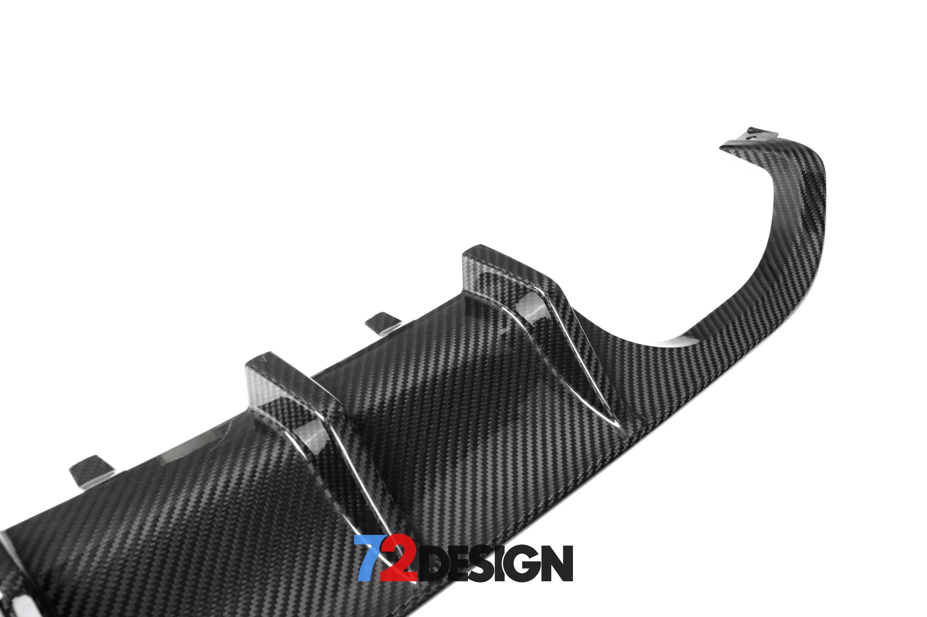 72Design BMW M3/M4 (F80/F82) Gloss Carbon Fibre (Pre-Preg) Performance Style Diffuser - Nineteen72 Performance