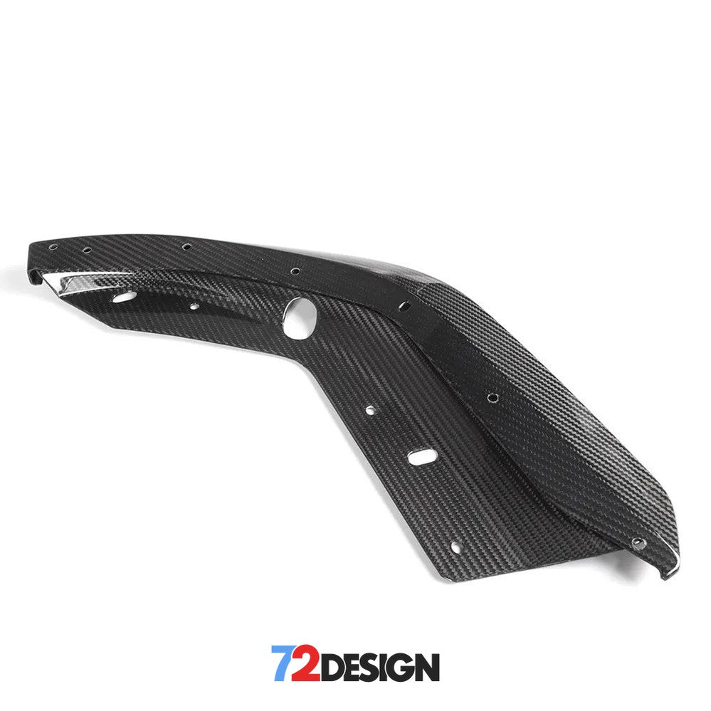 72Design BMW 3 Series Gloss Carbon Fibre (Pre-Preg) Performance Style Front Splitter - Nineteen72 Performance