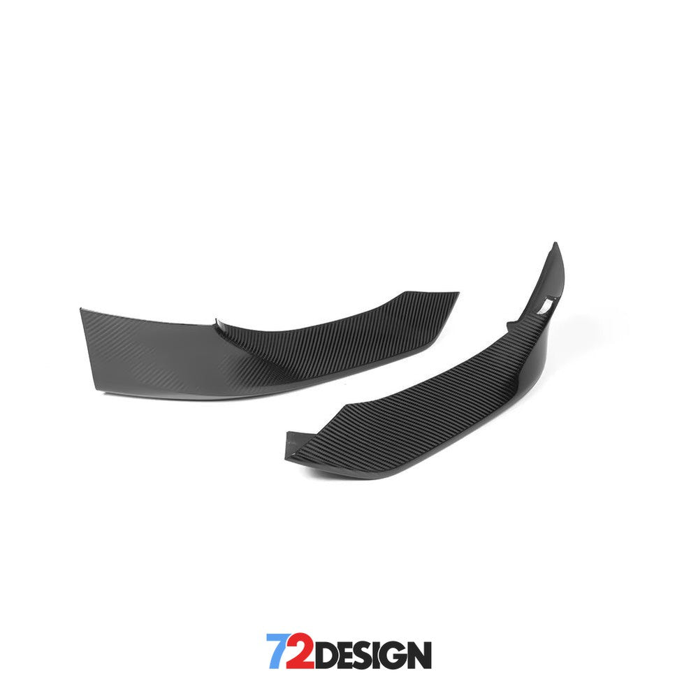 72Design BMW 8 Series (G14) Gloss Carbon Fibre (Pre-Preg) Performance Style Front Splitter - Nineteen72 Performance