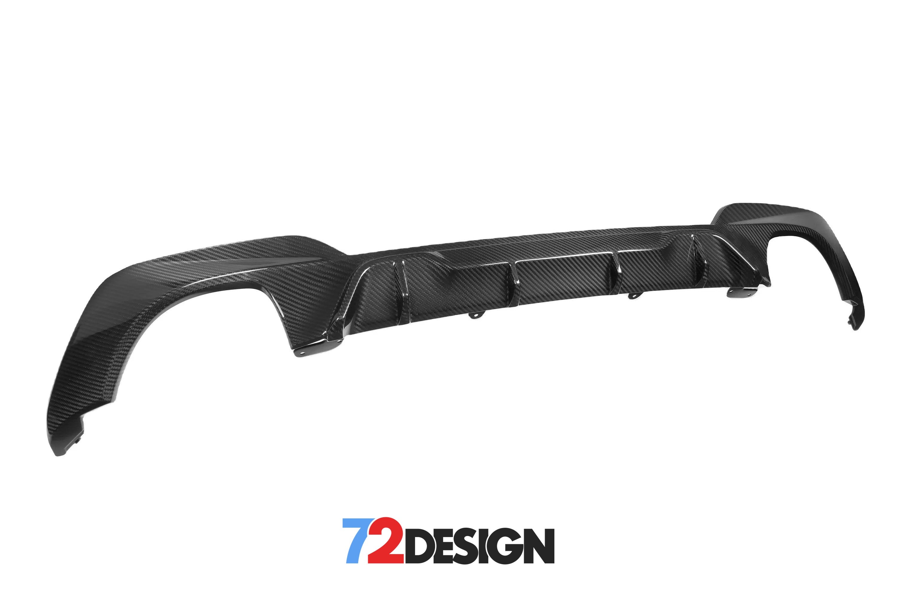 72Design BMW 3 Series (G20/G28) Gloss Carbon Fibre (Pre-Preg) Performance Style Diffuser - Nineteen72 Performance