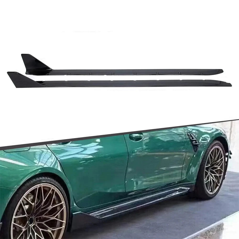 72Design BMW M3 (G80) Gloss Black Performance Style Side Skirt - Nineteen72 Performance