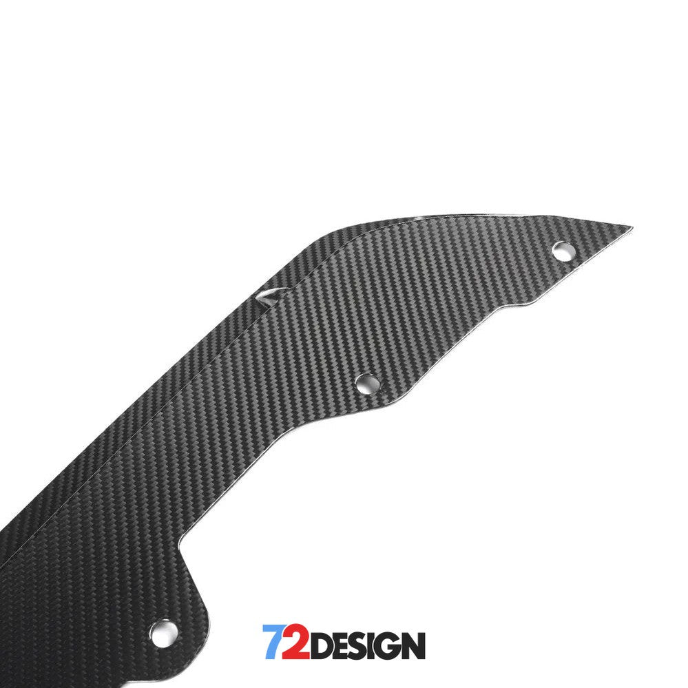 72Design BMW M5 (F90) Gloss Carbon Fibre (Pre-Preg) Performance Style Front Splitter - Nineteen72 Performance