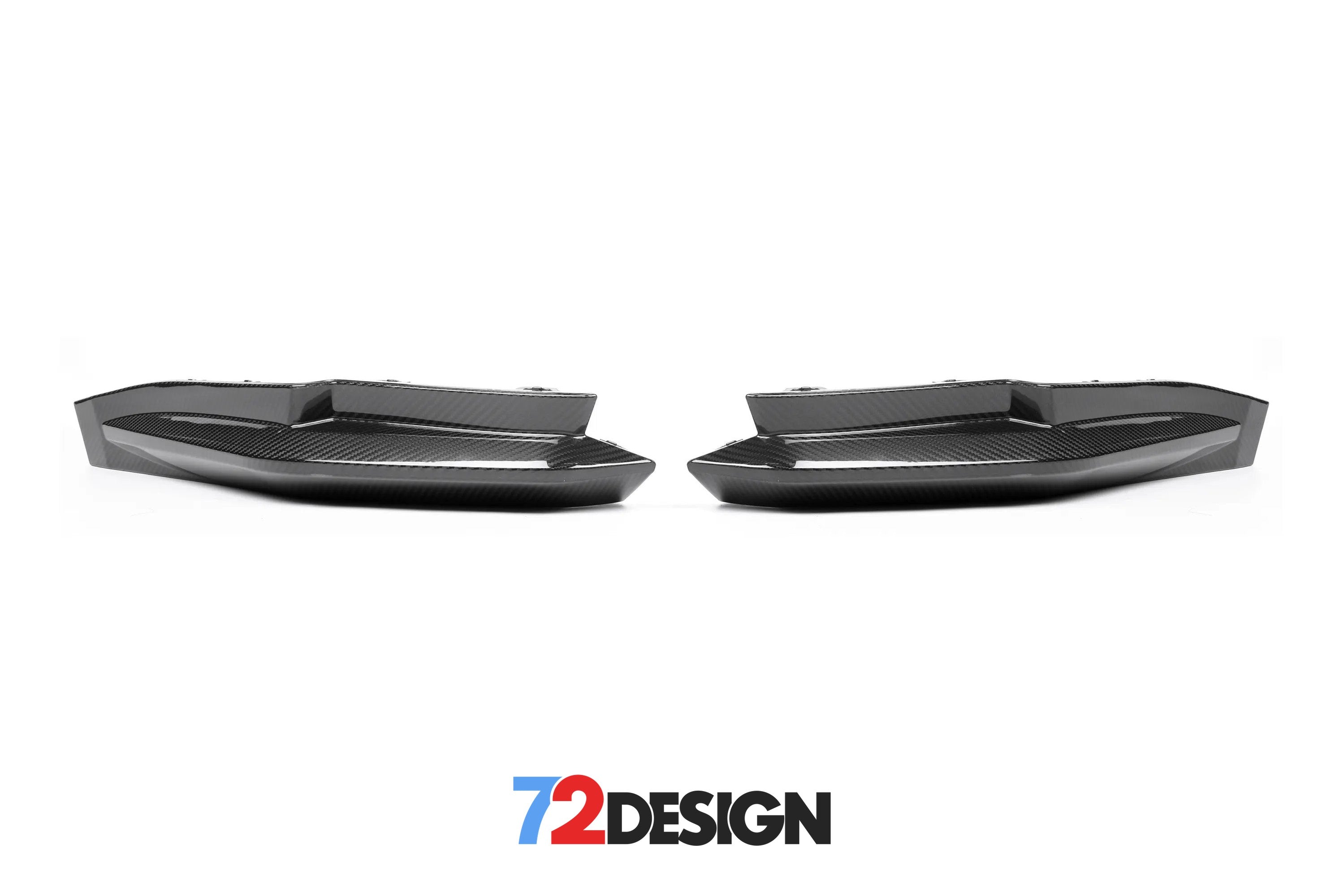 72Design BMW M3 (G80) Gloss Carbon Fibre (Pre-Preg) OEM Style Rear Side Spats - Nineteen72 Performance