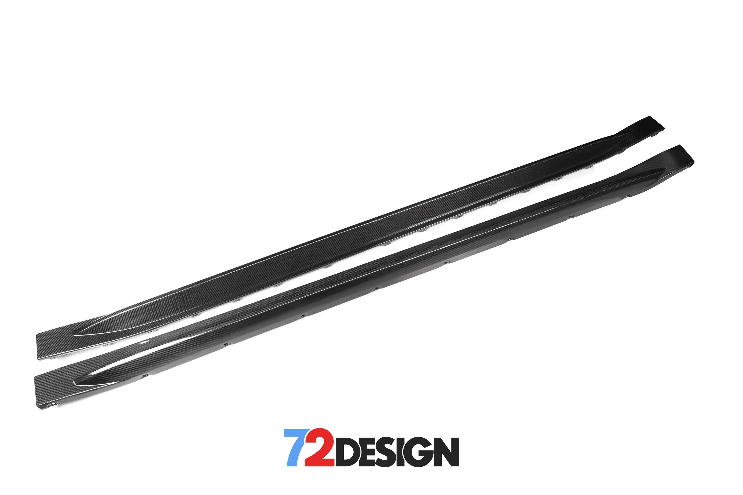 72Design BMW M3 (G80) Gloss Carbon Fibre (Pre-Preg) OEM Style Side Skirt - Nineteen72 Performance
