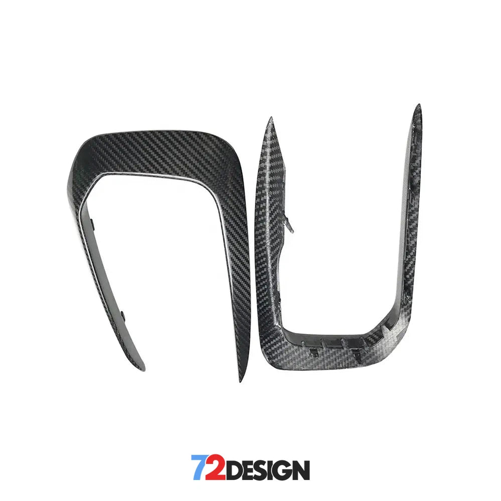 72Design - BMW M140i/M135i Carbon Front Bumper Canards (F20/F21 LCI) - Nineteen72 Performance