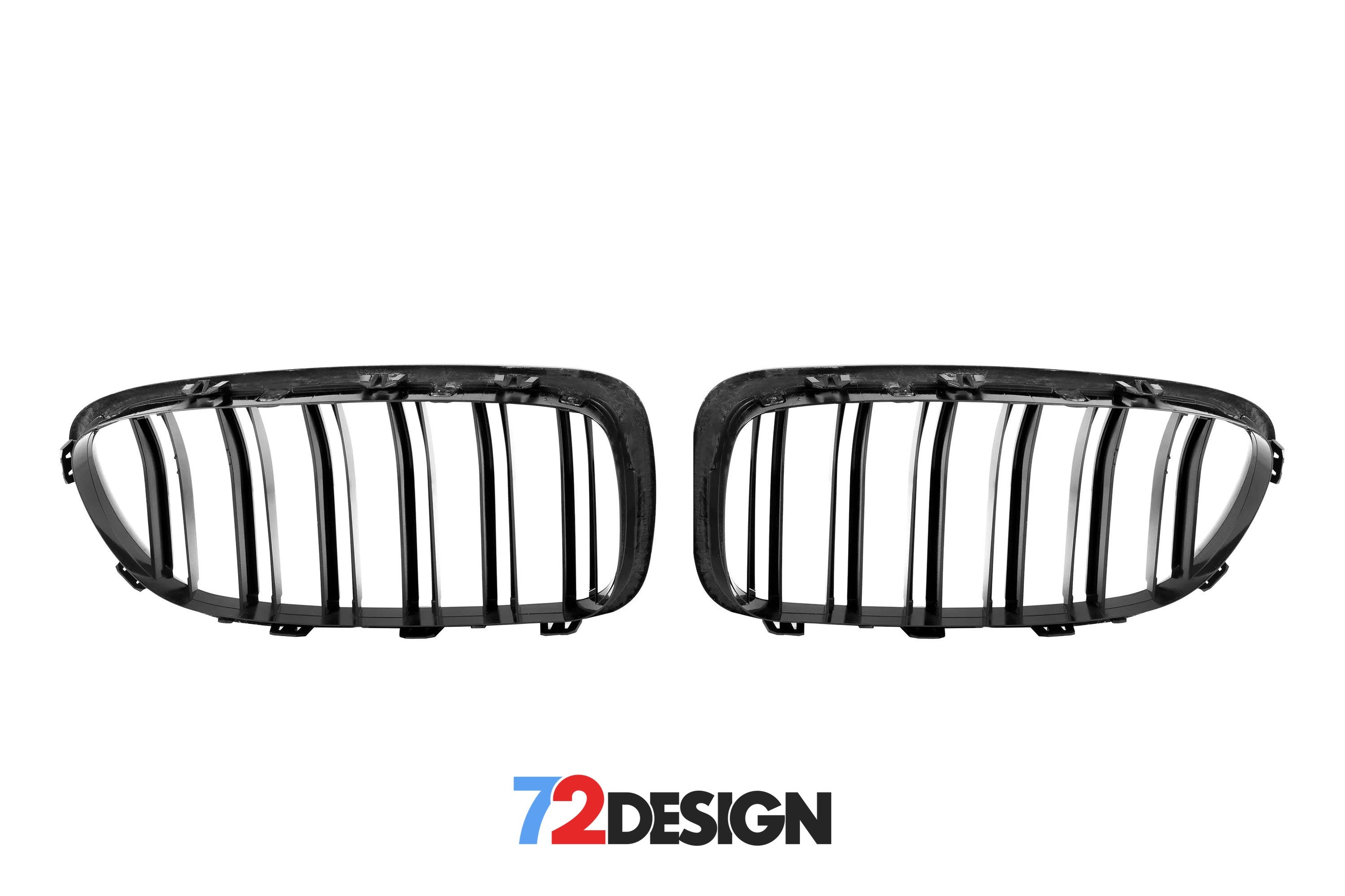 72Design - BMW M5 Carbon Fibre Double Slat Design Grill (F10) - Nineteen72 Performance