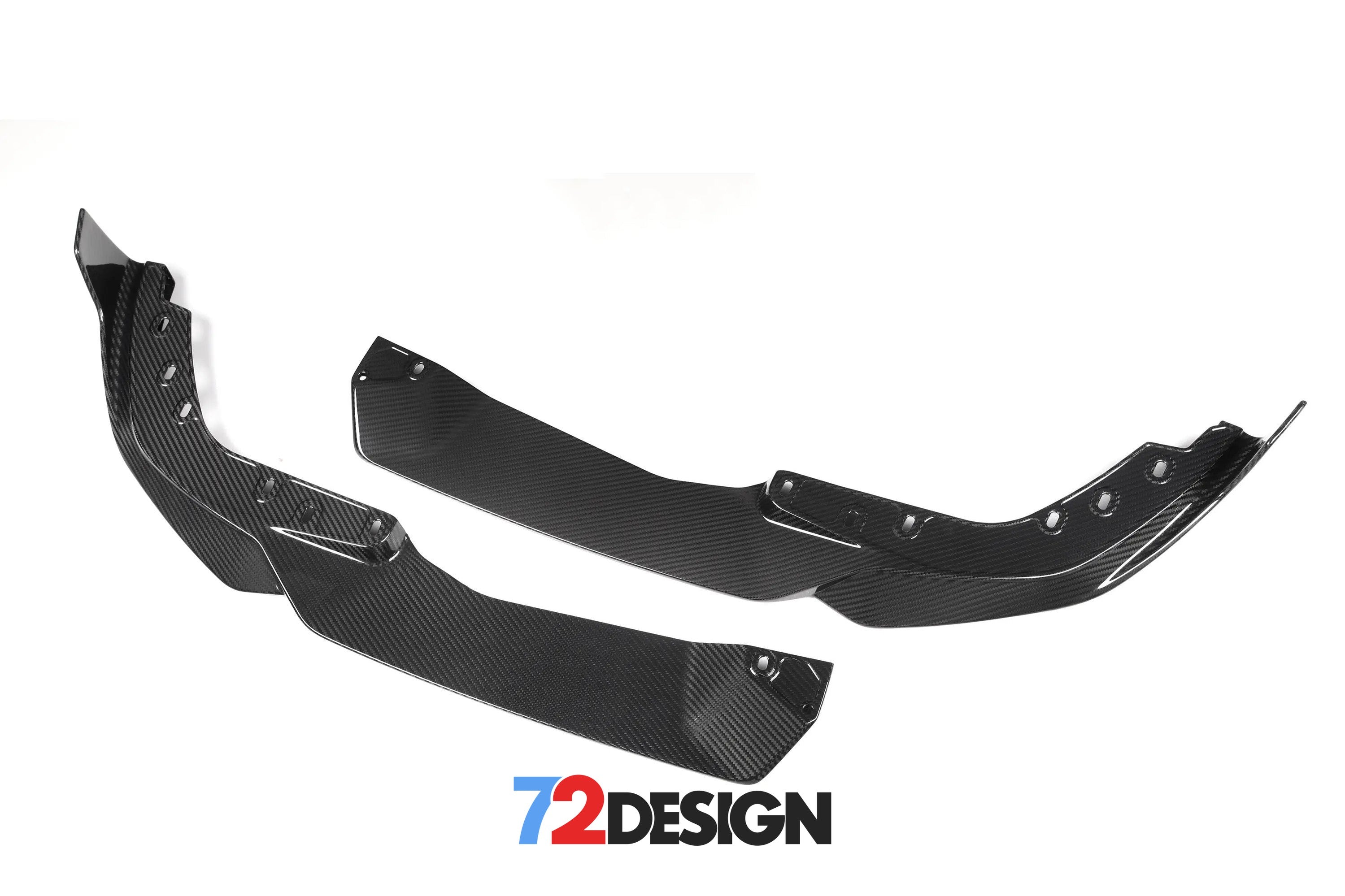 72Design BMW 3 Series (G20/G21/G28 LCI) Gloss Carbon Fibre (Pre-Preg) Performance Style Front Splitter - Nineteen72 Performance