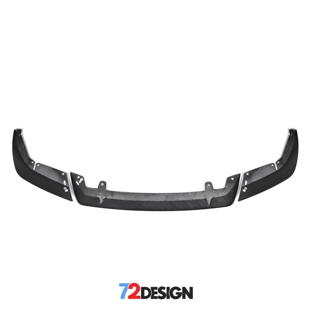 72Design BMW M5 (F90) Gloss Carbon Fibre (Pre-Preg) Performance Style Front Splitter - Nineteen72 Performance