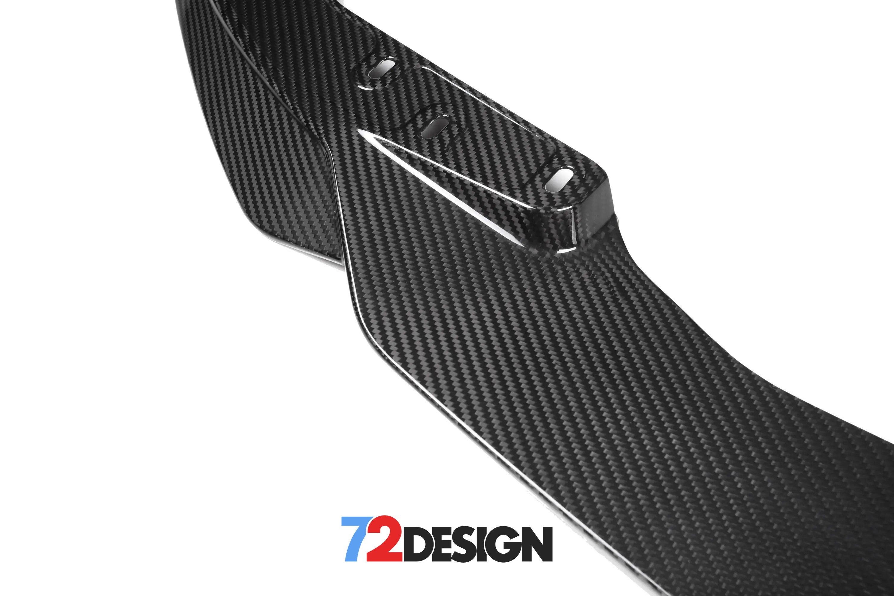 72Design BMW 3 Series (G20/G21/G28 LCI) Gloss Carbon Fibre (Pre-Preg) Performance Style Front Splitter - Nineteen72 Performance