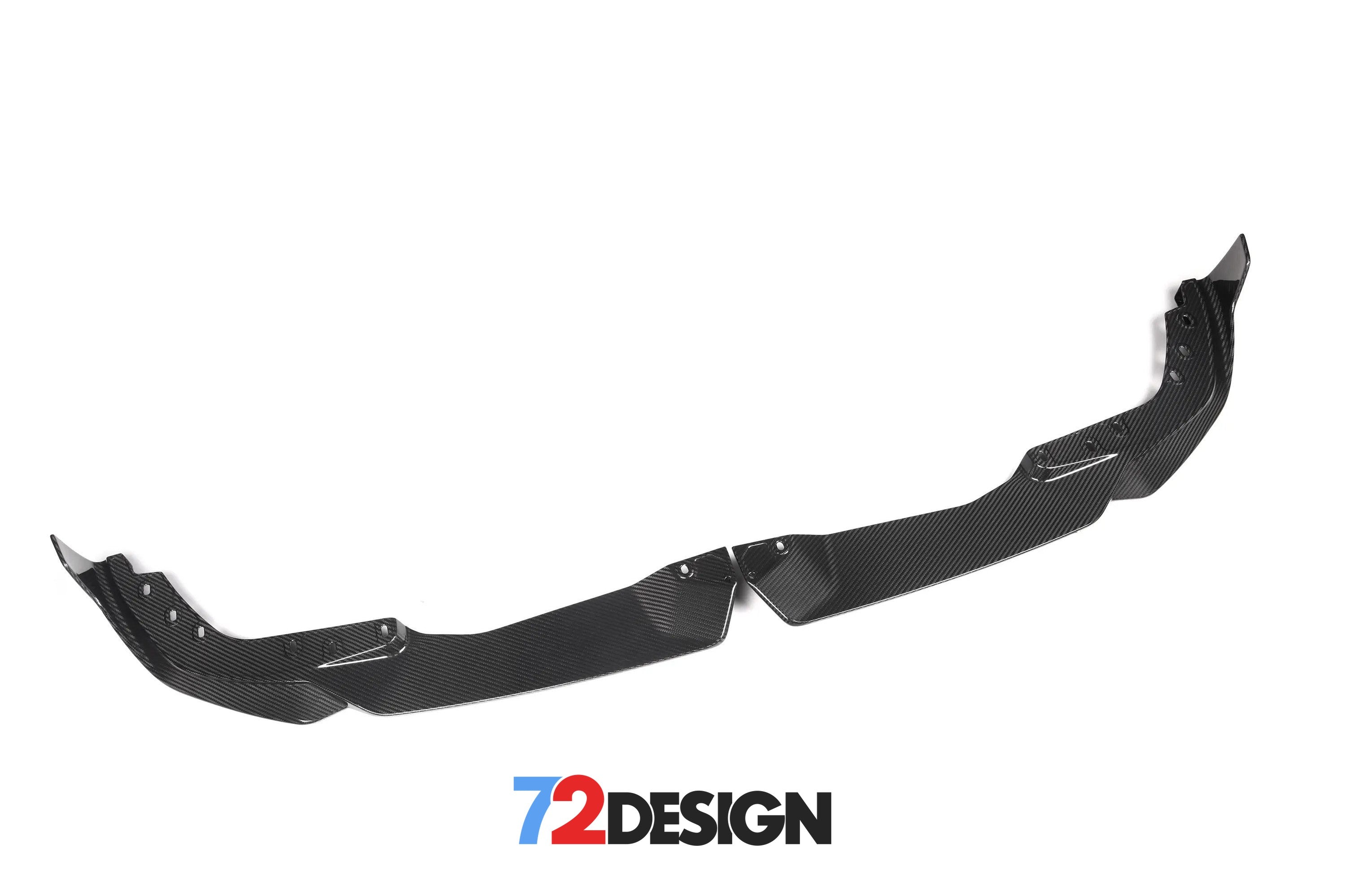 72Design BMW 3 Series (G20/G21/G28 LCI) Gloss Carbon Fibre (Pre-Preg) Performance Style Front Splitter - Nineteen72 Performance