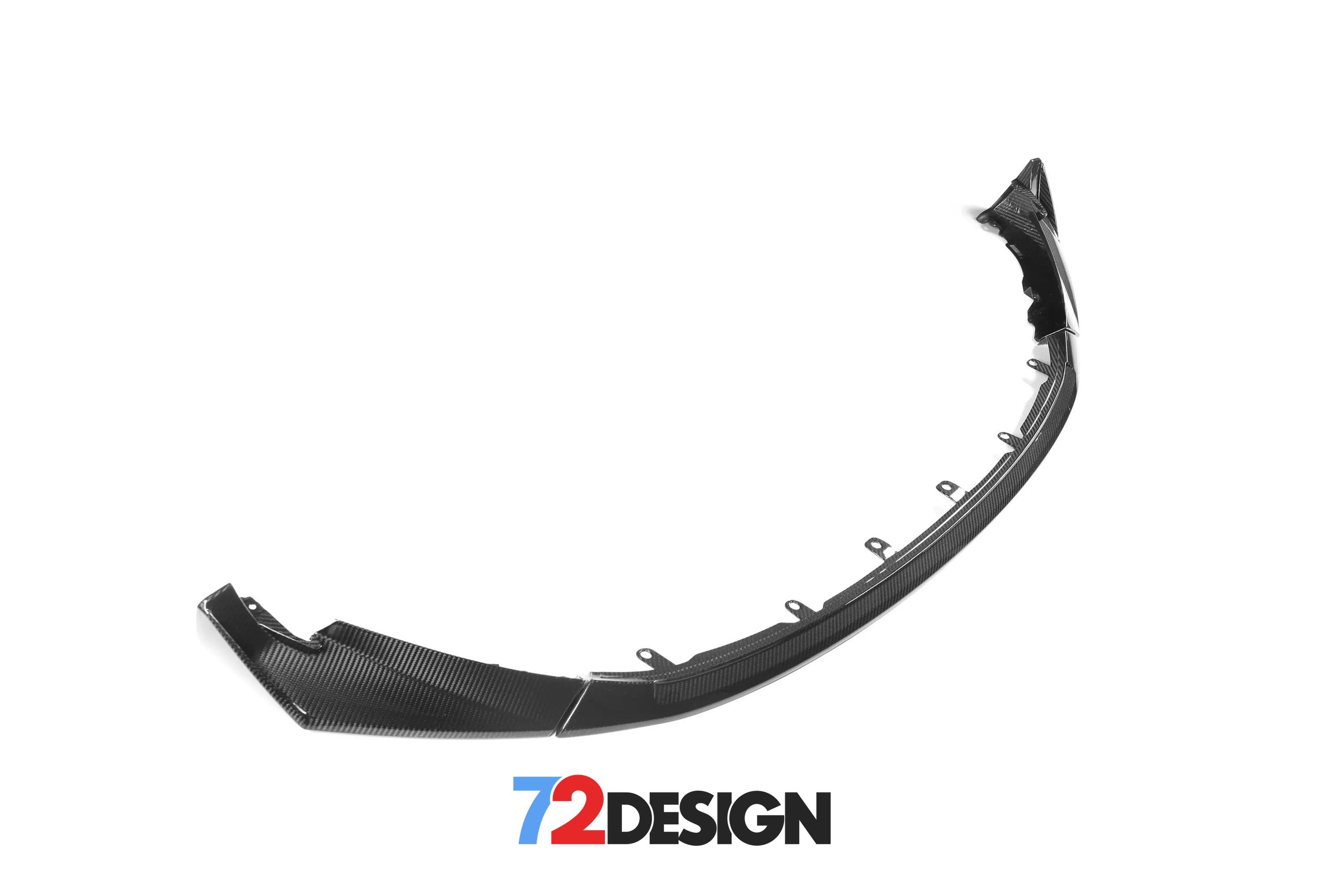 72Design BMW M3/M4 (G80/G82) Gloss Carbon Fibre (Pre-Preg) CSL Style Front Splitter - Nineteen72 Performance