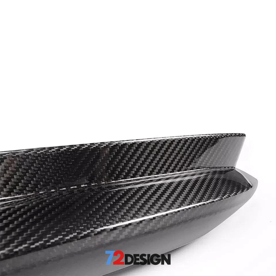 72Design BMW M4 (G82) Gloss Carbon Fibre (Pre-Preg) OEM Style Rear Side Spats - Nineteen72 Performance