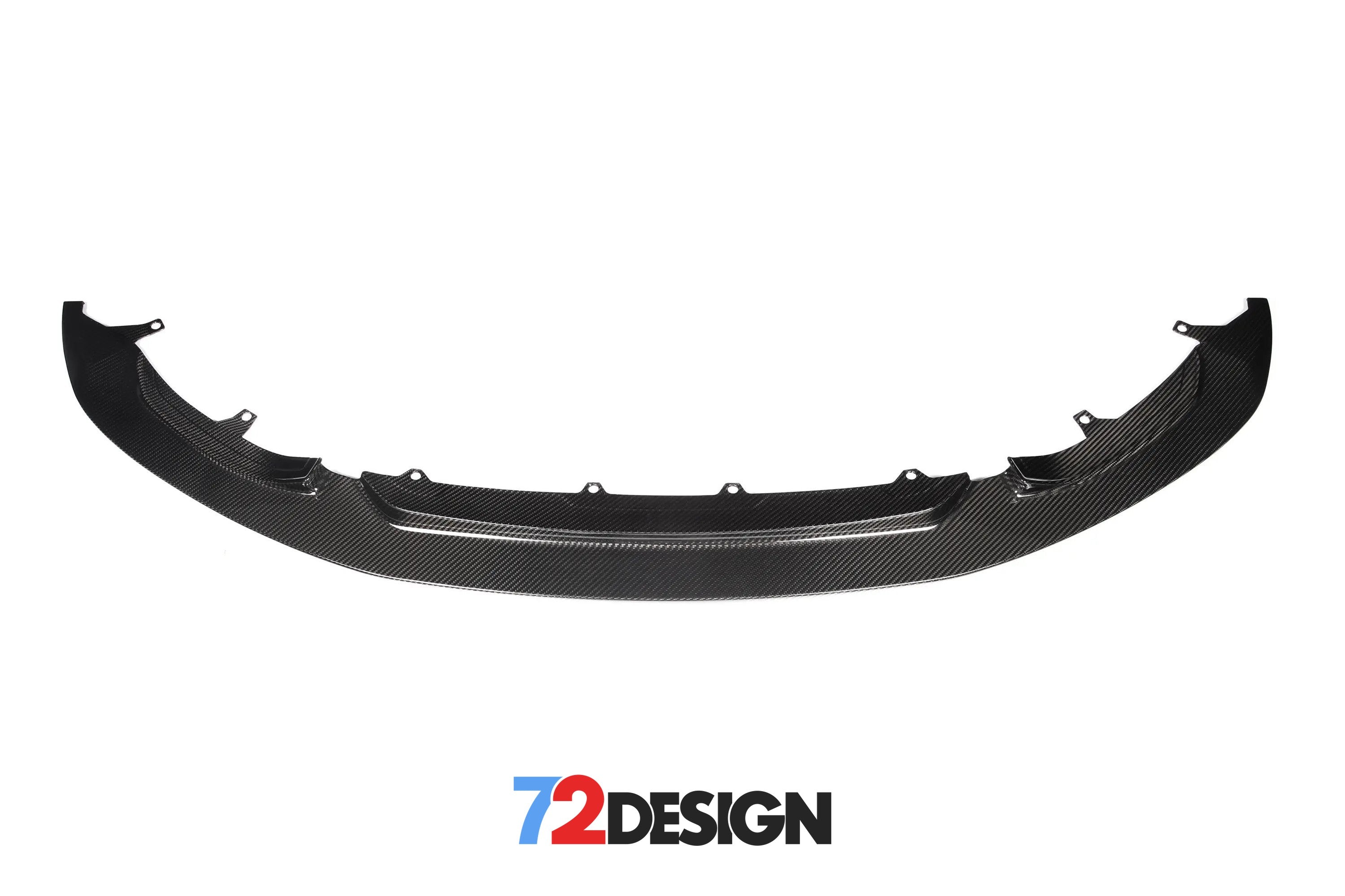 72Design BMW M3/M4 (F80/F82) Gloss Carbon Fibre (Pre-Preg) GT Style Front Splitter - Nineteen72 Performance