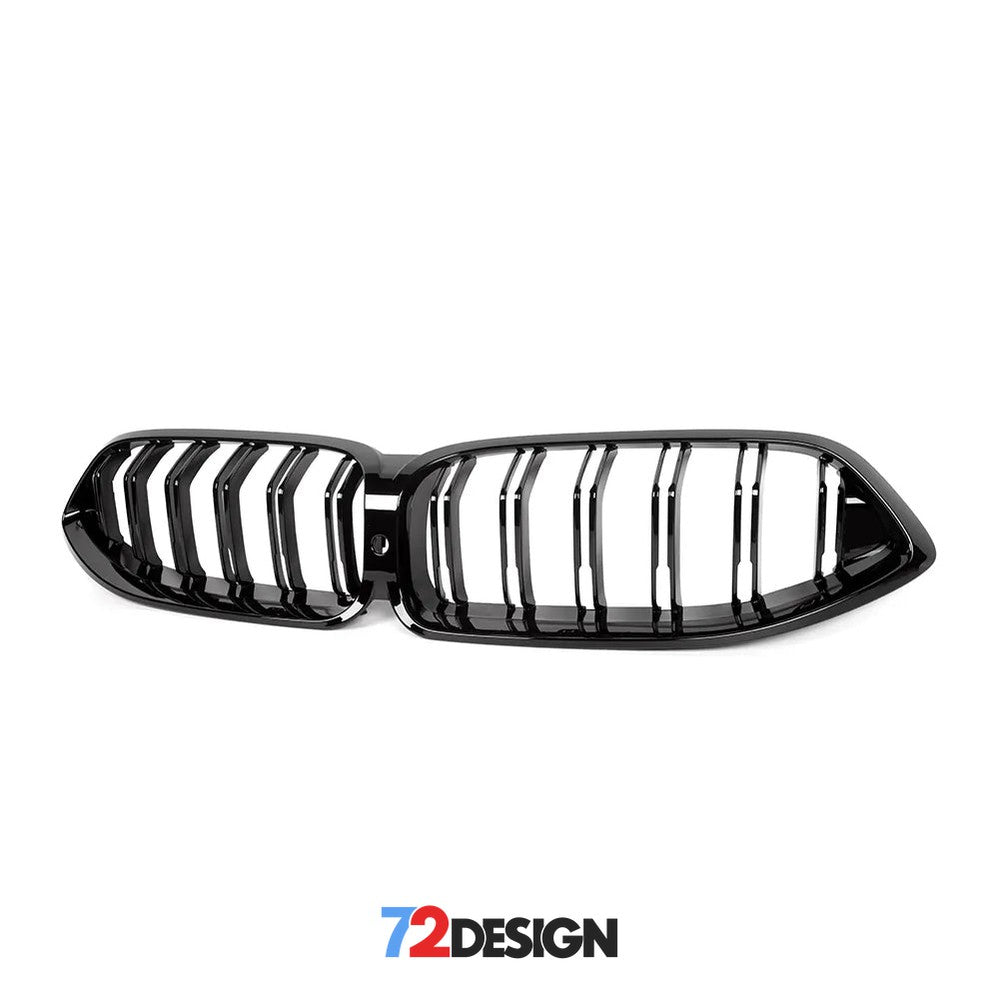 72Design - BMW 8 Series Gloss Black Double Slat Grill (G14/G15/G16) - Nineteen72 Performance