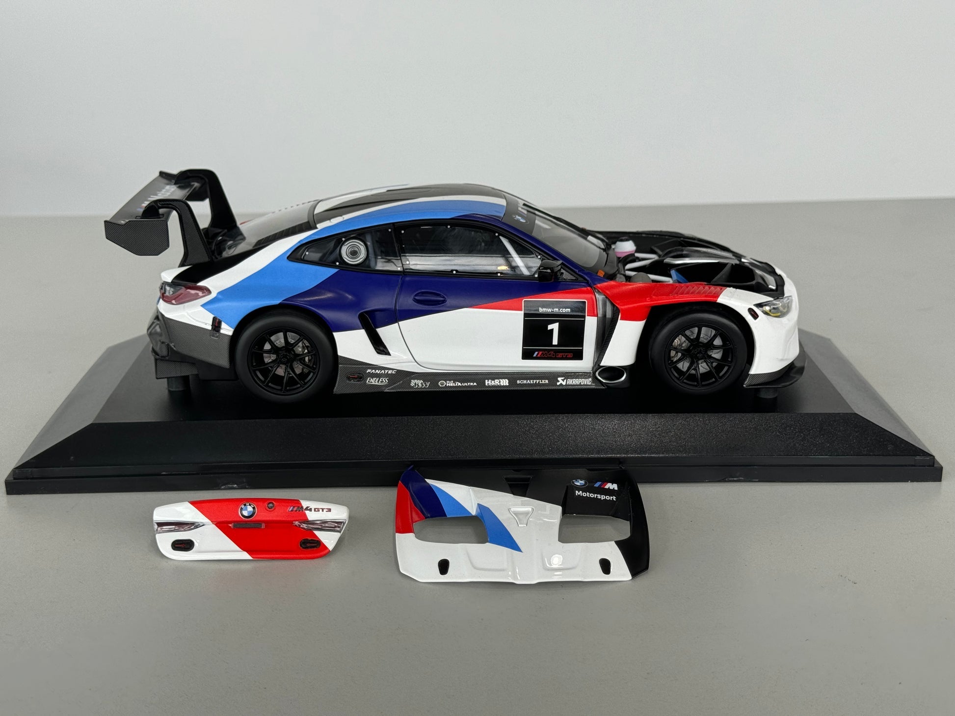 BMW Genuine Miniature Car Model M4 GT3 1:18 Scale 80435A5D002 - Nineteen72 Performance