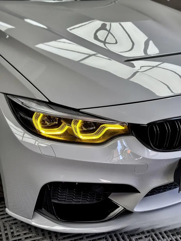 72Design - BMW M3/M4 Yellow Day Time Running Light Set (F80, F82, F83) - Nineteen72 Performance