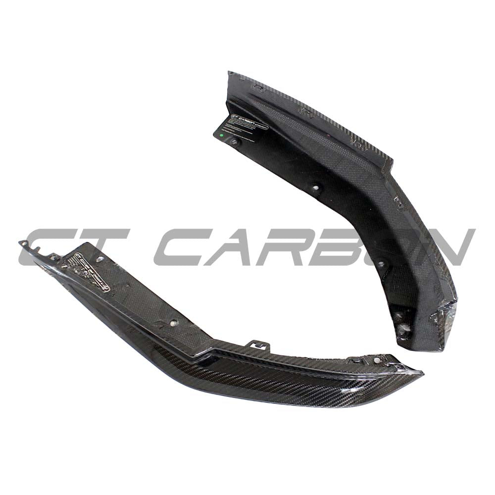 BMW M4 G82/G83 CARBON FIBRE REAR BUMPER CORNERS - V2
