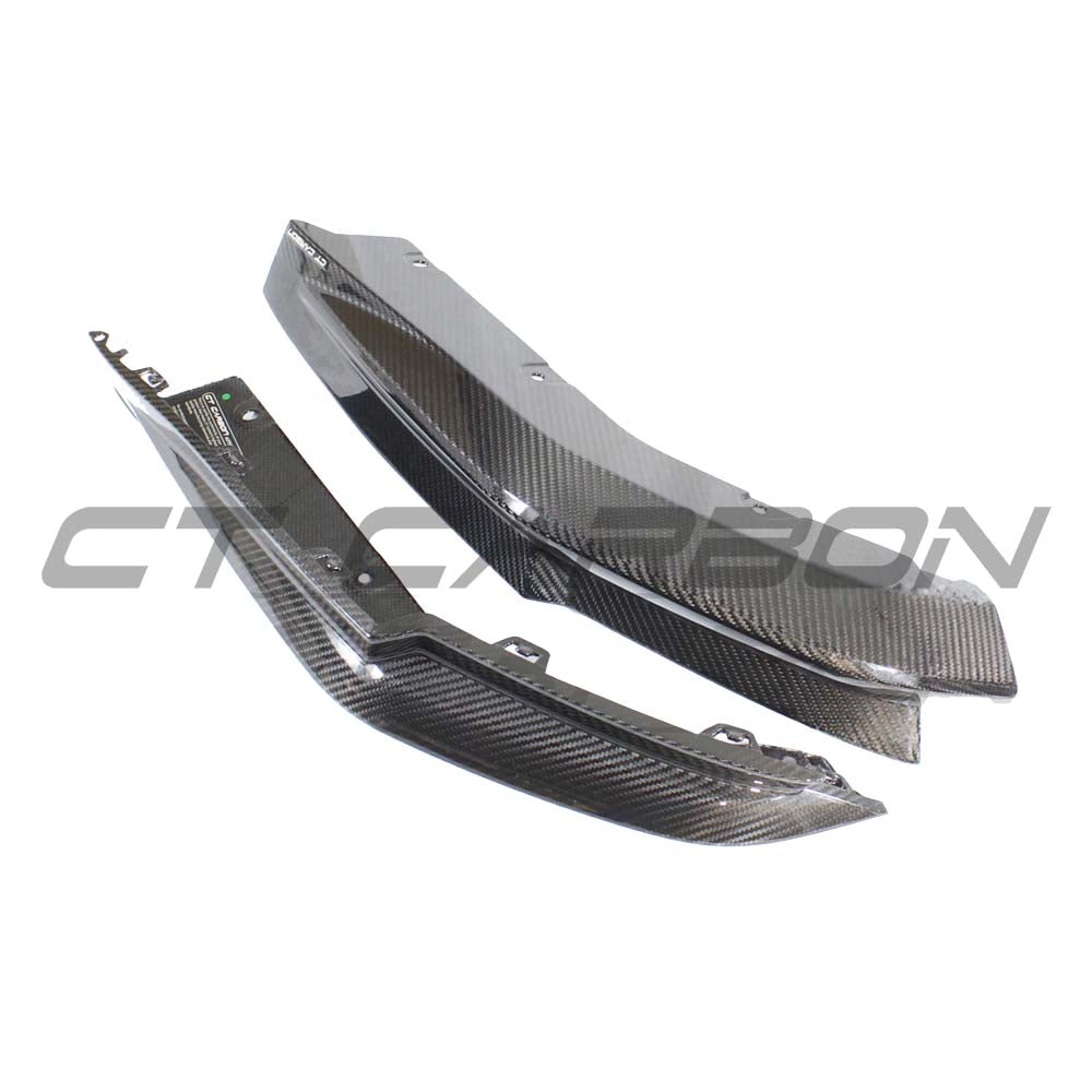 BMW M4 G82/G83 CARBON FIBRE REAR BUMPER CORNERS - V2