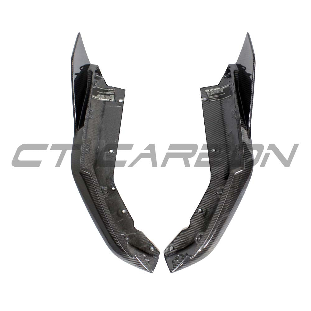 BMW M4 G82/G83 CARBON FIBRE REAR BUMPER CORNERS - V1