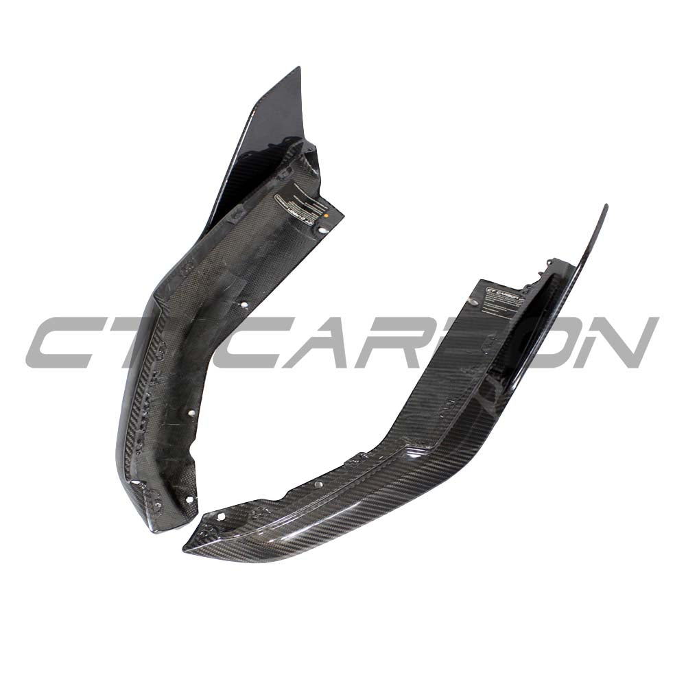 BMW M4 G82/G83 CARBON FIBRE REAR BUMPER CORNERS - V1