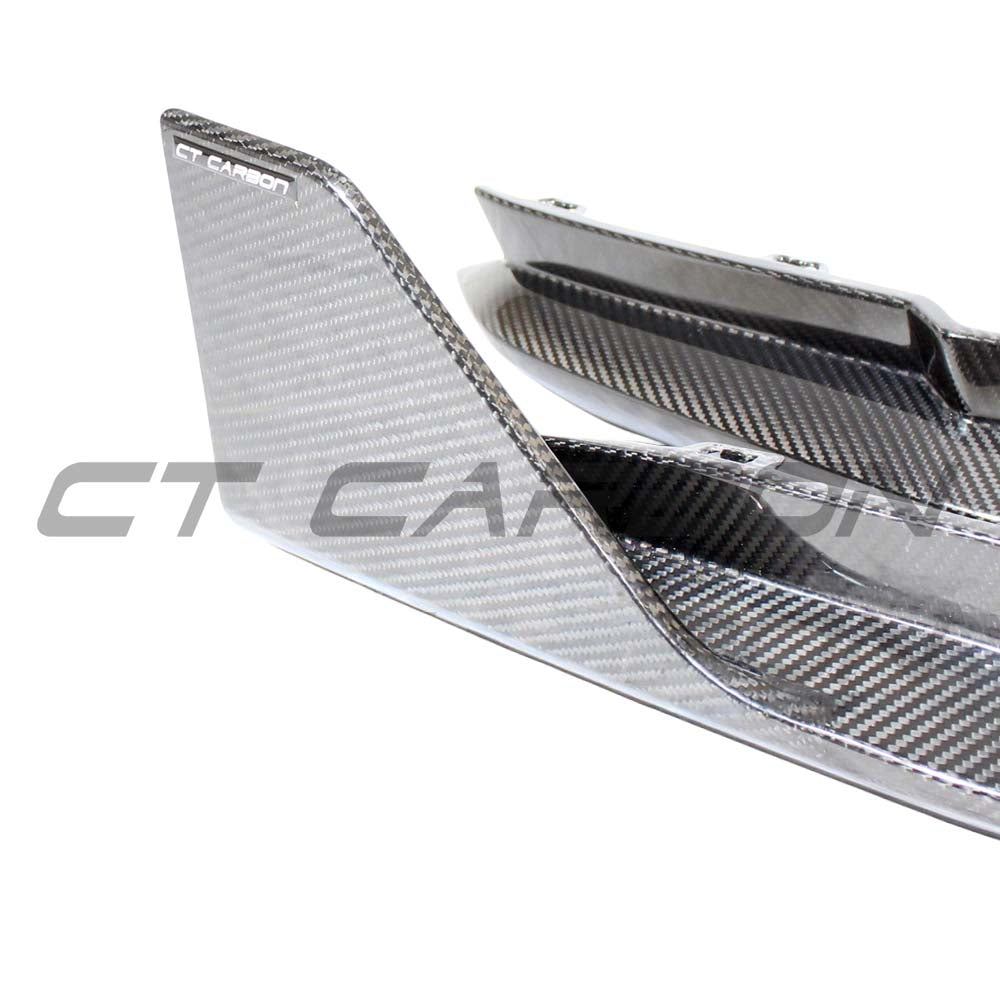 BMW M4 G82/G83 CARBON FIBRE REAR BUMPER CORNERS - V1