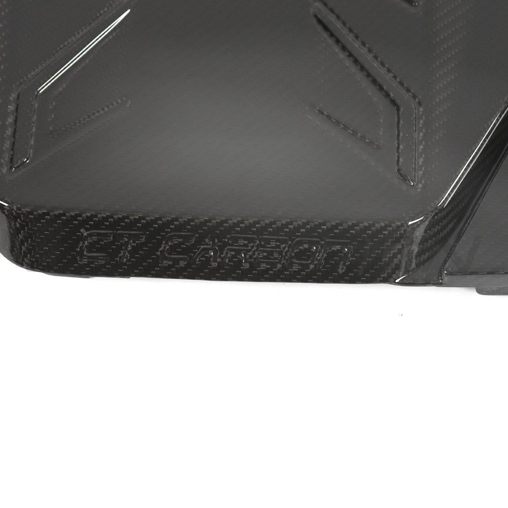 BMW G90 M5 and G99 M5 Touring 2024 carbon fibre engine bay cover kit by CT Carbon, showing sleek, lightweight engine bay accents.