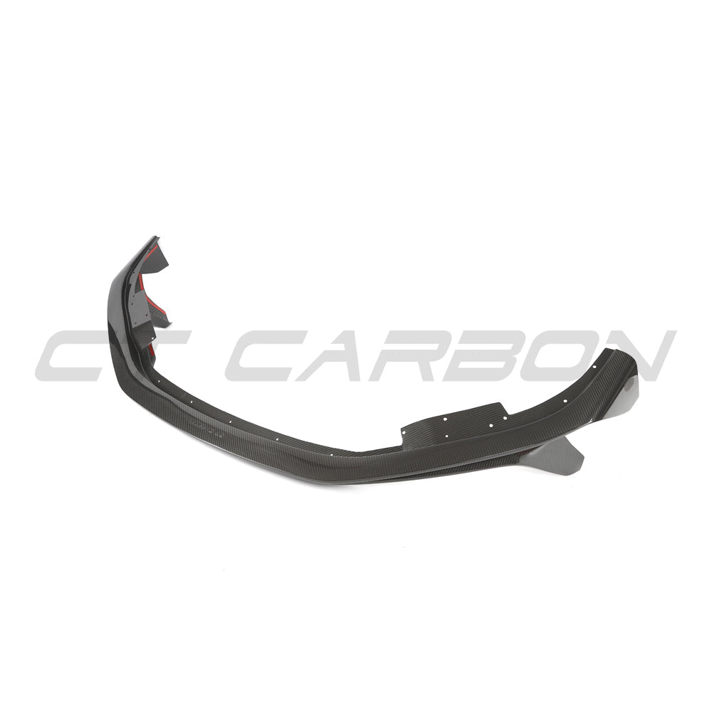 CT Carbon Audi R8 V10 Gen 2.5 carbon fibre splitter showcasing sleek aerodynamic design and high-quality construction.