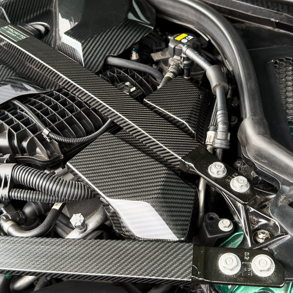 CT Carbon BMW M2 M3 M4 G87 G80 G81 G82 G83 carbon fiber ECU battery terminal cover for car accessories.