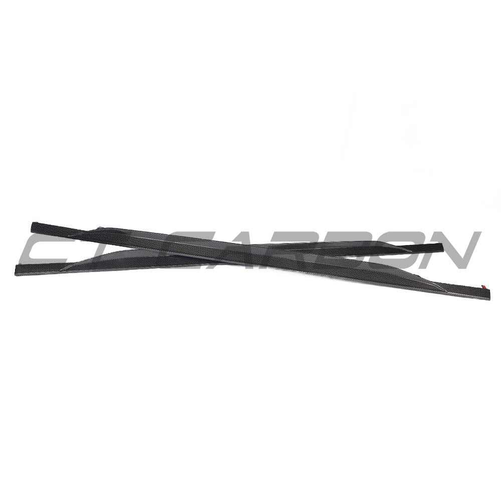 Audi RS6 C8 full carbon fiber kit by CT Carbon, featuring detailed carbon fiber components on a sleek vehicle.