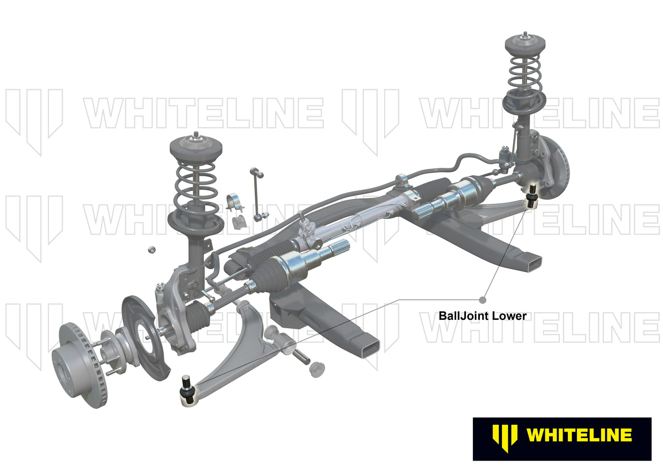 Whiteline - Front Roll Centre/ Bump Steer Correction Kit Audi A3 S3 Seat Skoda VW Golf & Jetta 2003-2019 - Nineteen72 Performance