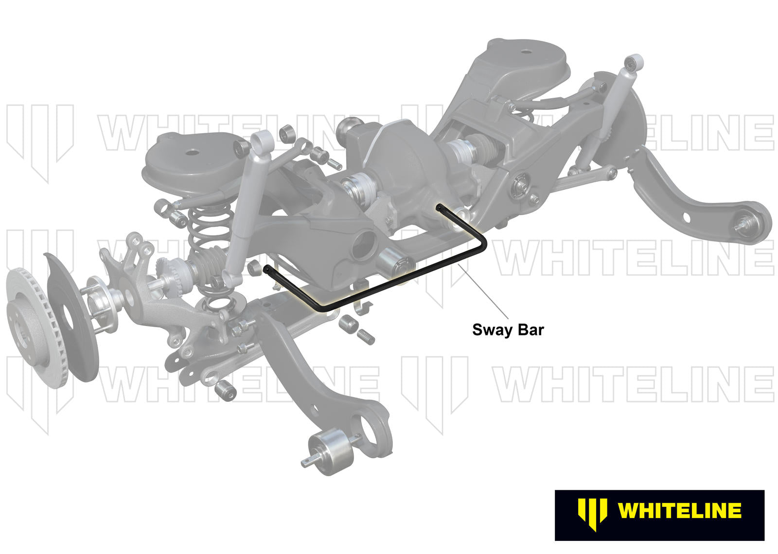 Whiteline - Rear Anti-Roll Bar 22mm Heavy Duty Blade Adjustable Audi S3 RS3 & VW Golf Mk7 R 2013-2019 - Nineteen72 Performance