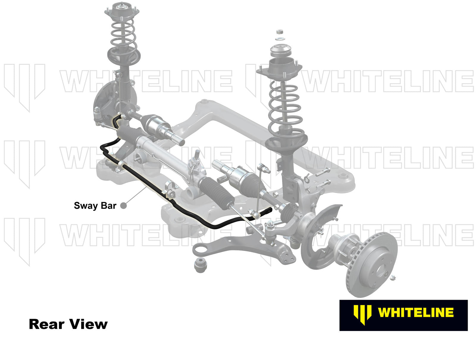 Whiteline - Front Anti-Roll Bar 26mm Heavy Duty Blade Adjustable Audi S3 RS3 & VW Golf Mk7 R 2013-2019 - Nineteen72 Performance