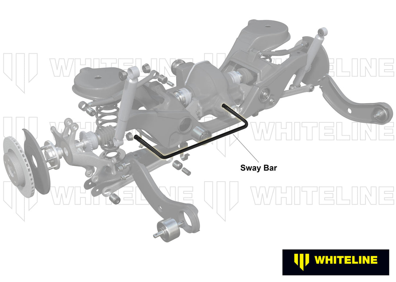 Whiteline - Rear Anti-Roll Bar 24mm X Heavy Duty Blade Adjustable Audi S3 RS3 & VW Golf Mk7 R 2013-2019 - Nineteen72 Performance