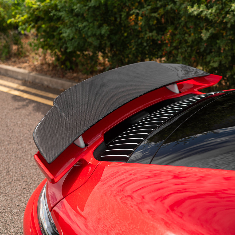 PORSCHE 911 (992) TURBO S CARBON FIBRE SPOILER - CT DESIGN