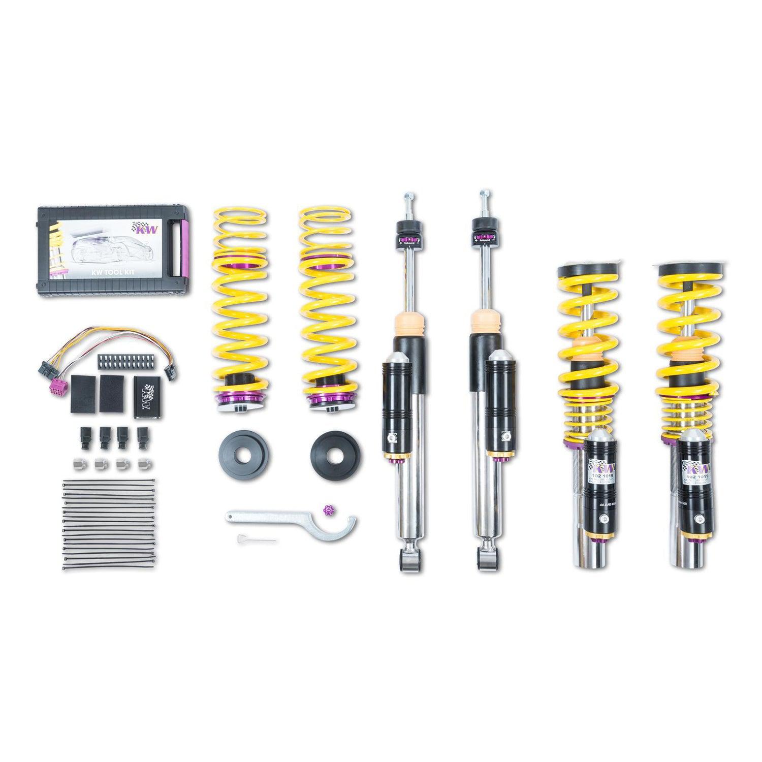 KW Audi RS6/RS7 V4 3-Way Adjustable Coilover Kit (C7) - Nineteen72 Performance