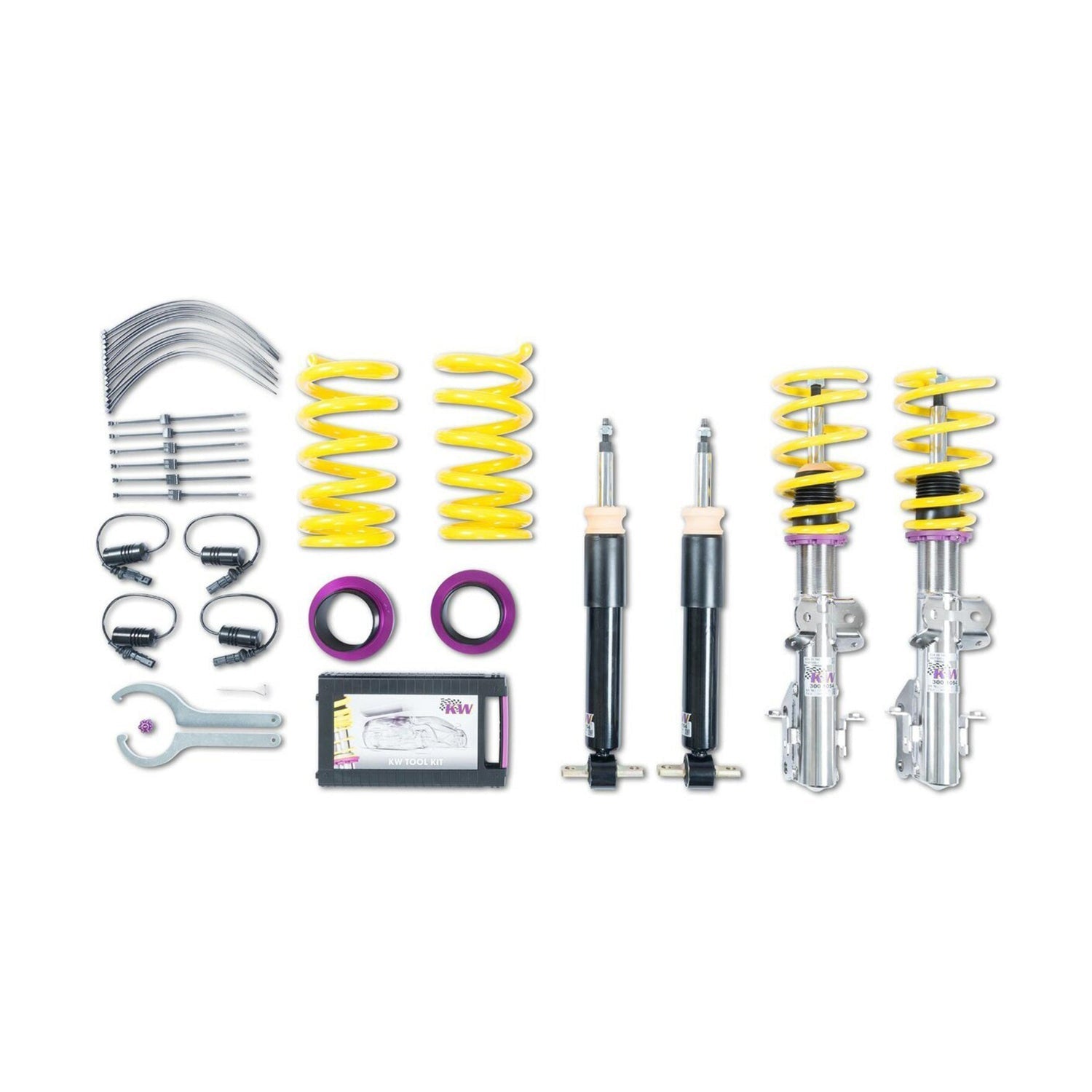 KW BMW M3 V1 Coilover Kit (E90/E92) With Deactivation Kit - Nineteen72 Performance