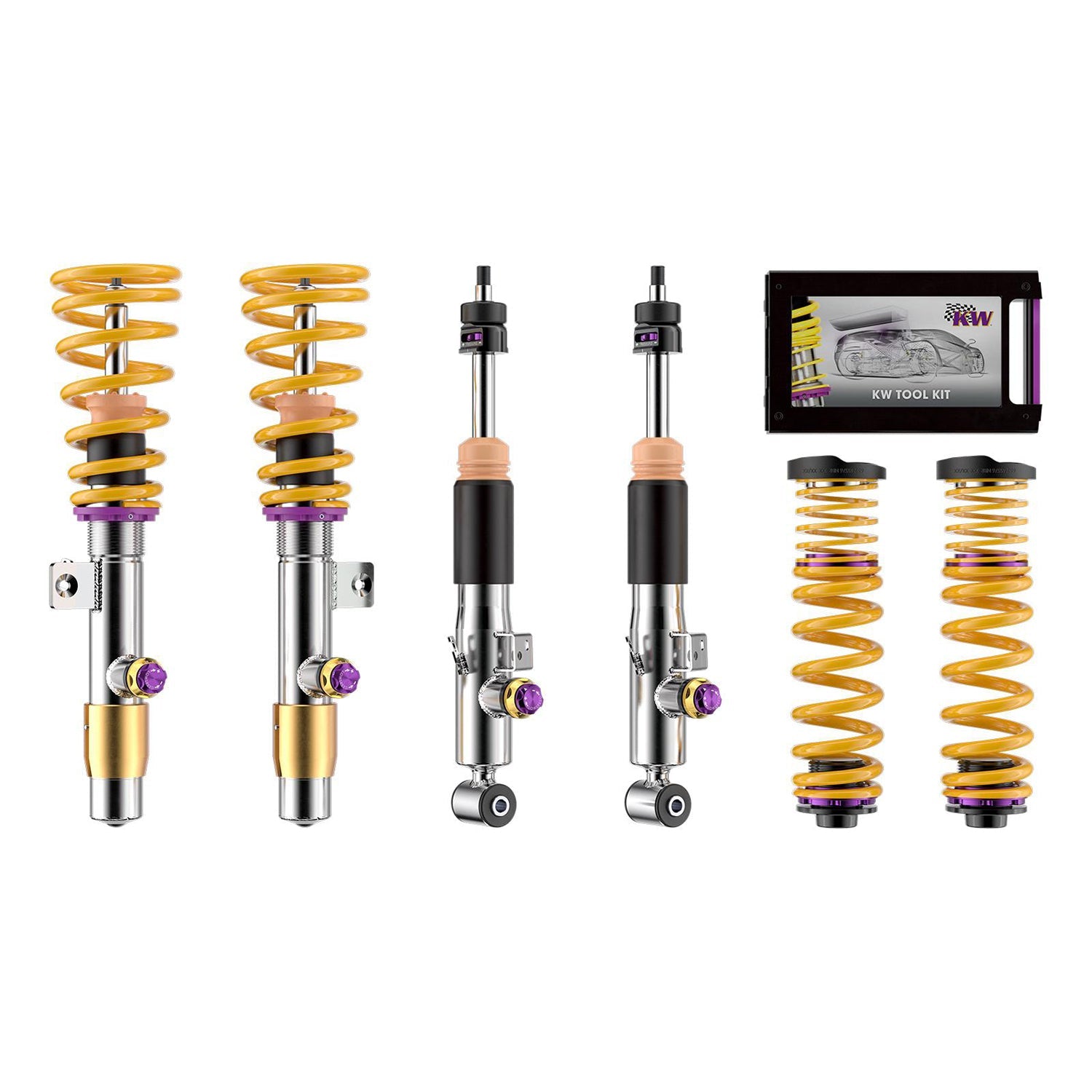 KW Suspension V4 Coilover Kit Bundle for BMW G80 M3 & G82 M4 XDrive - Nineteen72 Performance