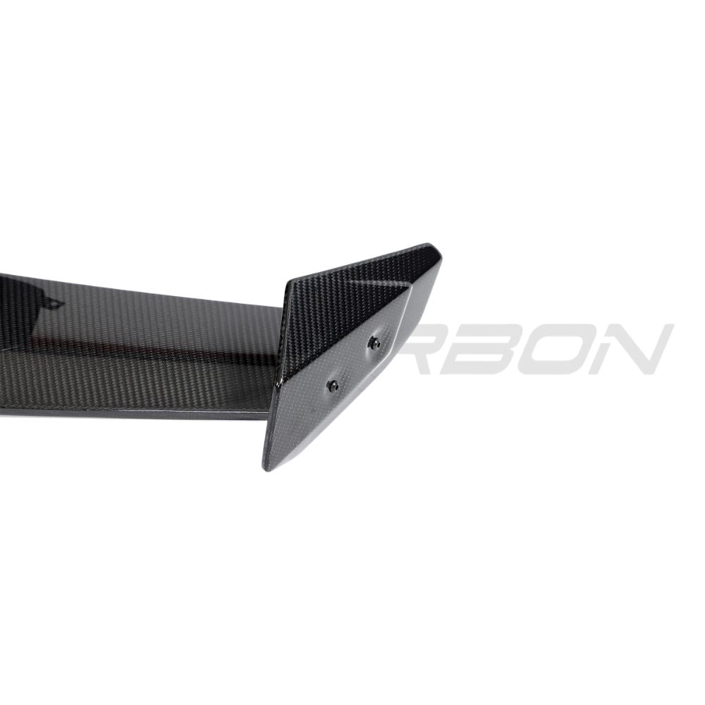 Lamborghini Huracan LP-580/LP-610 EVO carbon fiber spoiler by CT Carbon, showing sleek aerodynamic design and carbon finish.