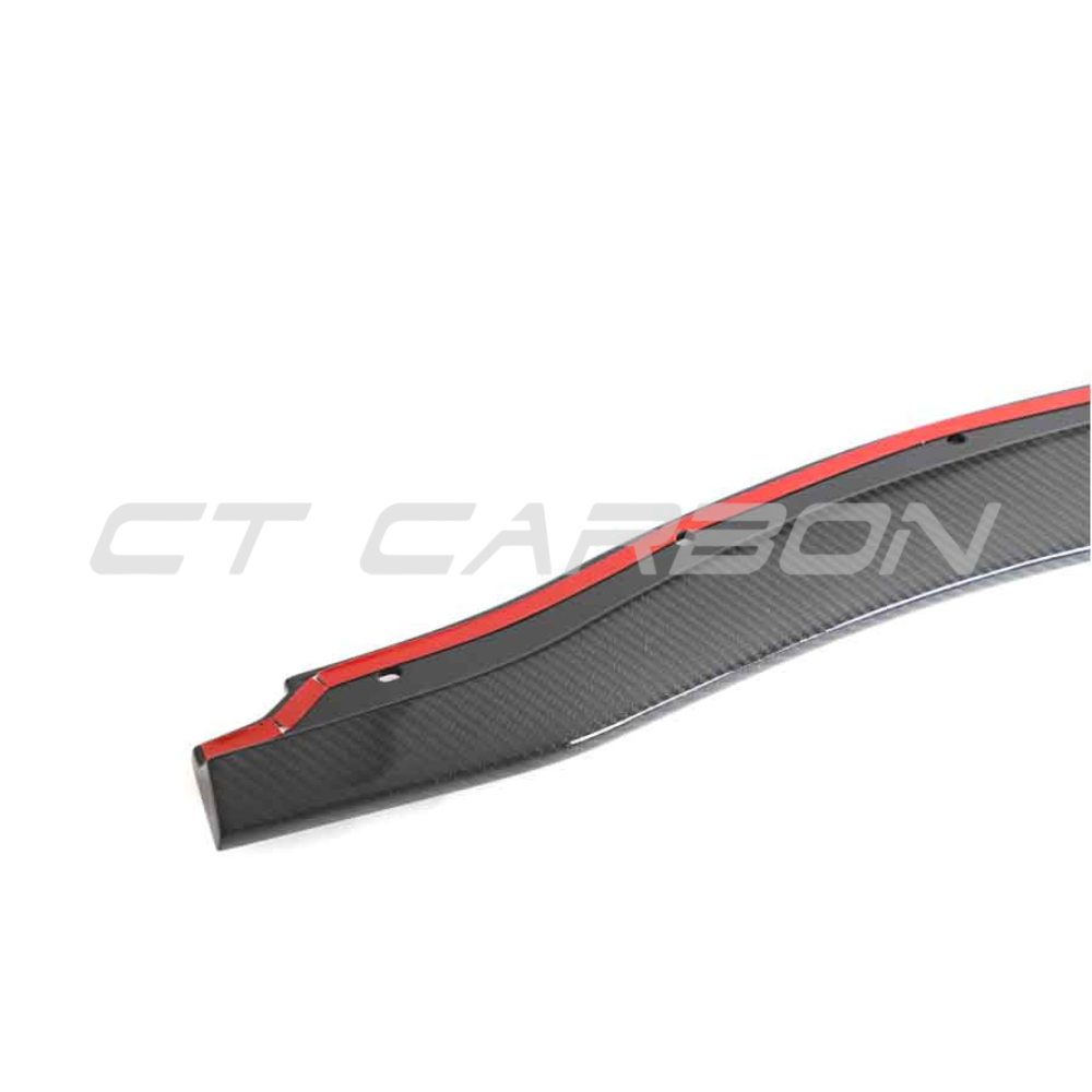 Lotus Emira full carbon fibre side skirts kit by CT Design, showcasing sleek, lightweight carbon fiber panels on the car's sides.