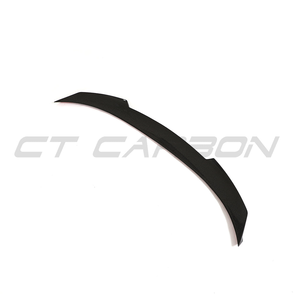 BMW G87 M2 and G42 2 Series carbon fibre spoiler by CT Carbon, showcasing sleek aerodynamic design for 2022+ models.