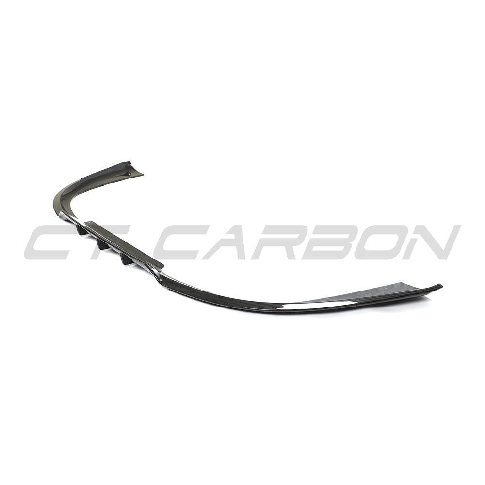 CT Carbon Porsche 911 (992.1) Carrera 2018-2024 carbon fiber diffuser, V2, showing its sleek aerodynamic design and textured finish.