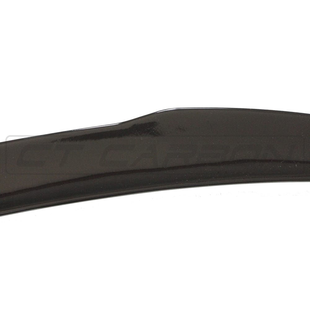 Mercedes A-Class V177 saloon gloss black spoiler by CT Carbon, showing the sleek, aerodynamic rear spoiler on the car.