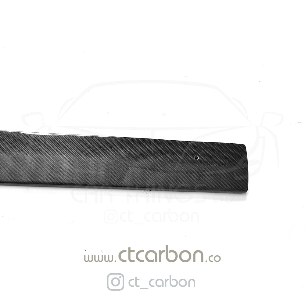 Full Mercedes C63 W205 saloon with CT Carbon PS Style full carbon fibre kit, showcasing sleek carbon fiber exterior details.