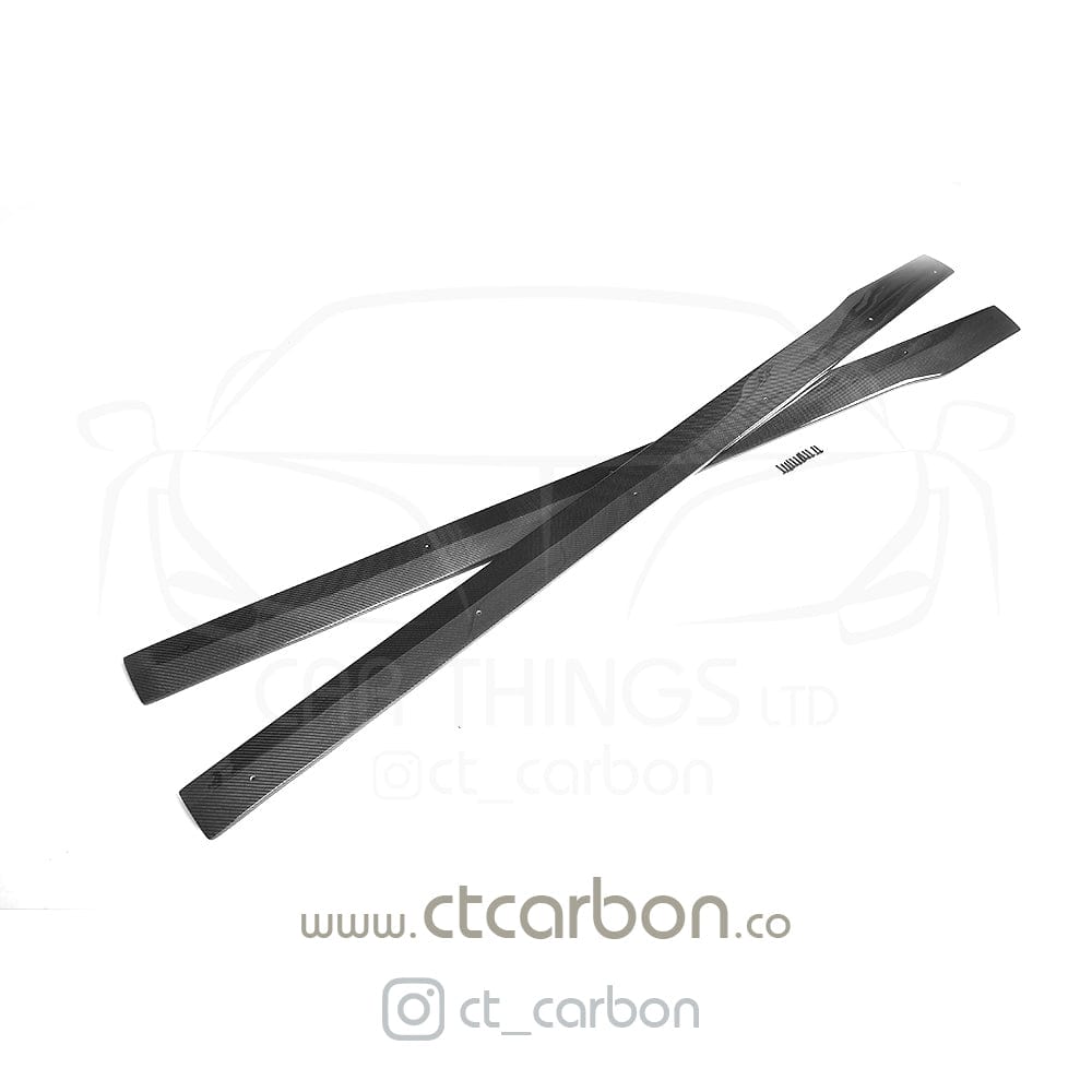 Mercedes C63 W205 saloon full carbon fiber kit by CT Carbon, featuring PS Style lightweight carbon parts on the car.